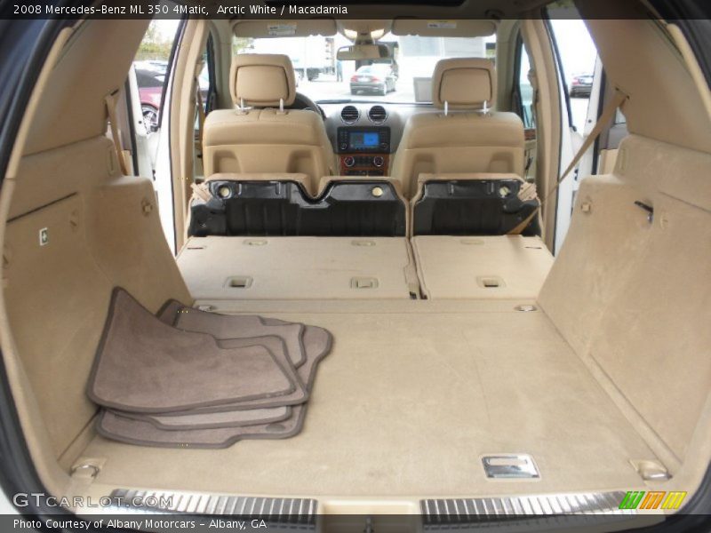 Arctic White / Macadamia 2008 Mercedes-Benz ML 350 4Matic