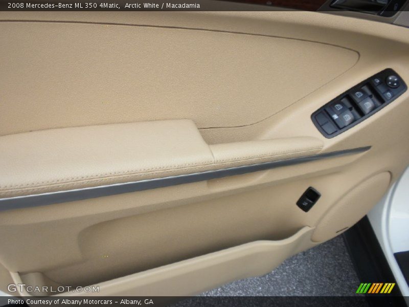 Arctic White / Macadamia 2008 Mercedes-Benz ML 350 4Matic