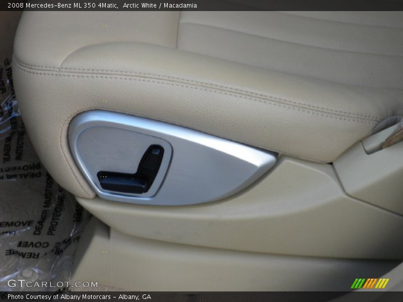 Arctic White / Macadamia 2008 Mercedes-Benz ML 350 4Matic