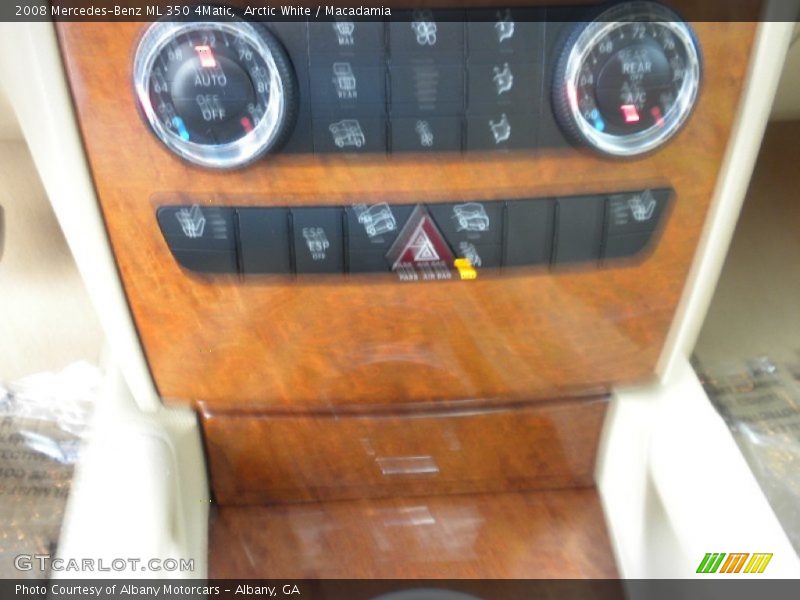 Arctic White / Macadamia 2008 Mercedes-Benz ML 350 4Matic
