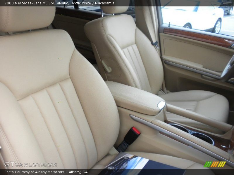 Arctic White / Macadamia 2008 Mercedes-Benz ML 350 4Matic