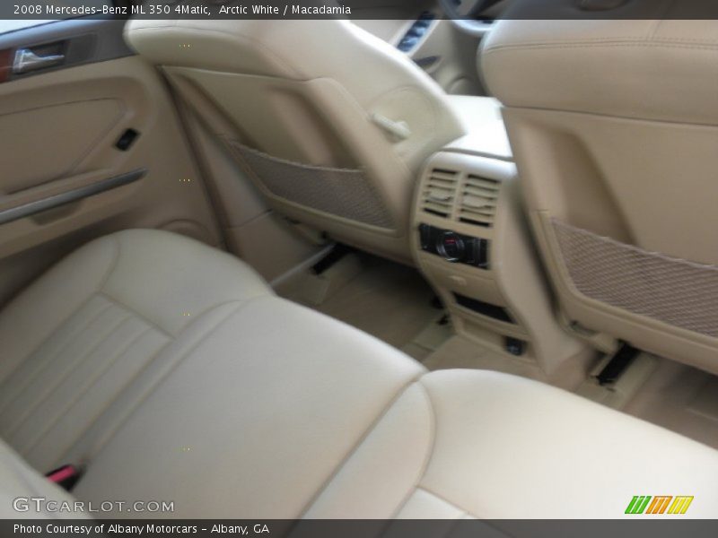 Arctic White / Macadamia 2008 Mercedes-Benz ML 350 4Matic
