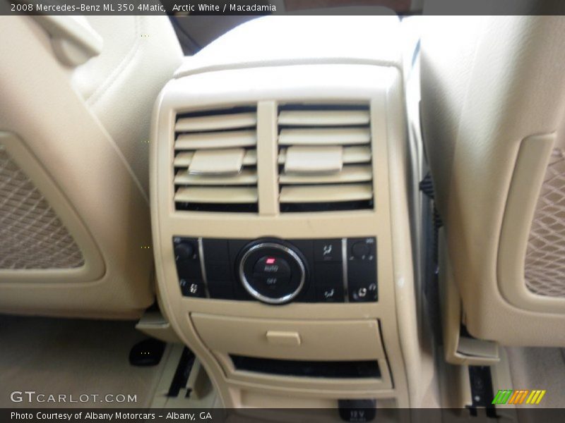 Arctic White / Macadamia 2008 Mercedes-Benz ML 350 4Matic