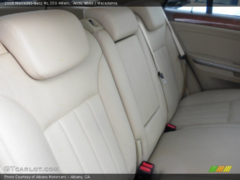 Arctic White / Macadamia 2008 Mercedes-Benz ML 350 4Matic