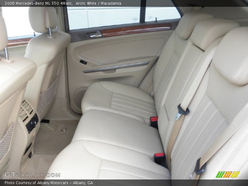 Arctic White / Macadamia 2008 Mercedes-Benz ML 350 4Matic