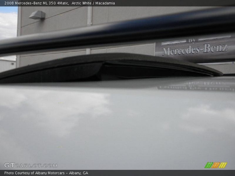 Arctic White / Macadamia 2008 Mercedes-Benz ML 350 4Matic