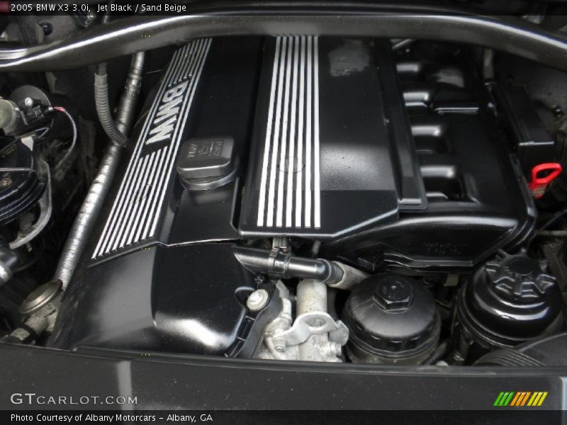 Jet Black / Sand Beige 2005 BMW X3 3.0i