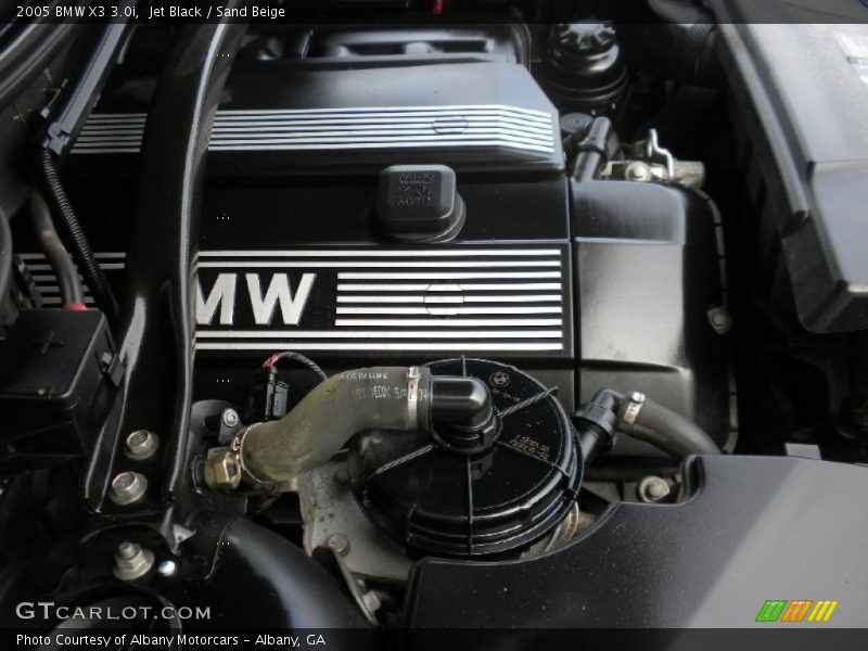 Jet Black / Sand Beige 2005 BMW X3 3.0i
