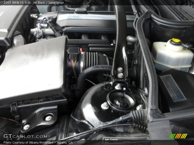 Jet Black / Sand Beige 2005 BMW X3 3.0i