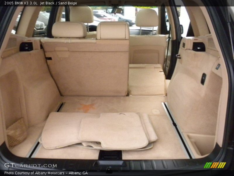 Jet Black / Sand Beige 2005 BMW X3 3.0i