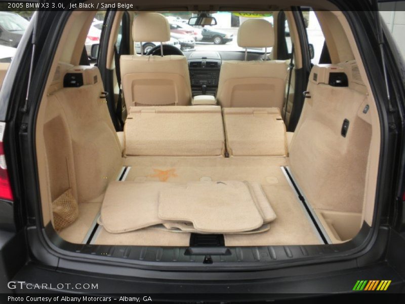 Jet Black / Sand Beige 2005 BMW X3 3.0i