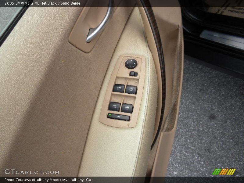 Jet Black / Sand Beige 2005 BMW X3 3.0i