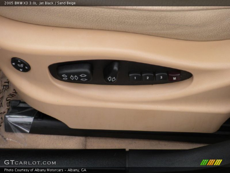 Jet Black / Sand Beige 2005 BMW X3 3.0i