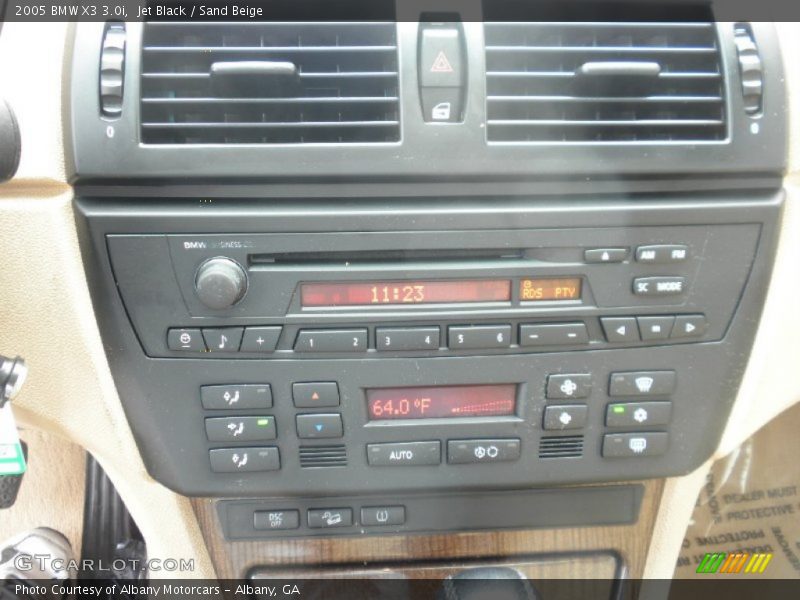 Jet Black / Sand Beige 2005 BMW X3 3.0i