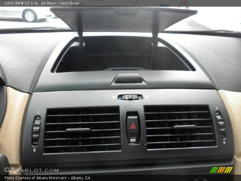 Jet Black / Sand Beige 2005 BMW X3 3.0i