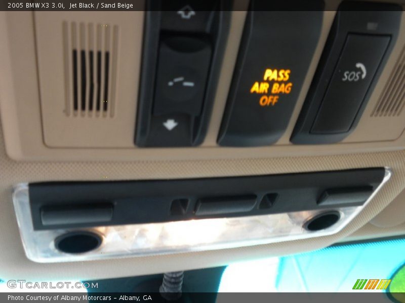 Jet Black / Sand Beige 2005 BMW X3 3.0i