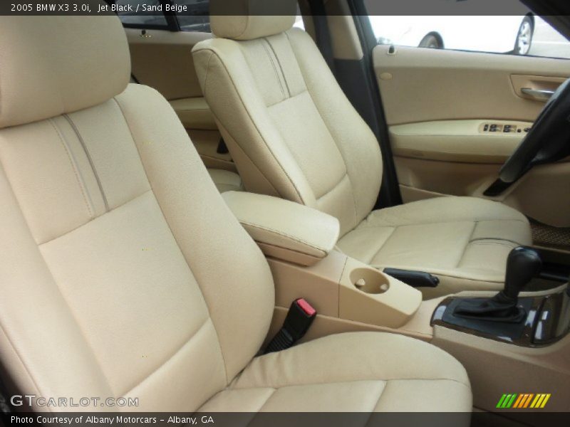 Jet Black / Sand Beige 2005 BMW X3 3.0i