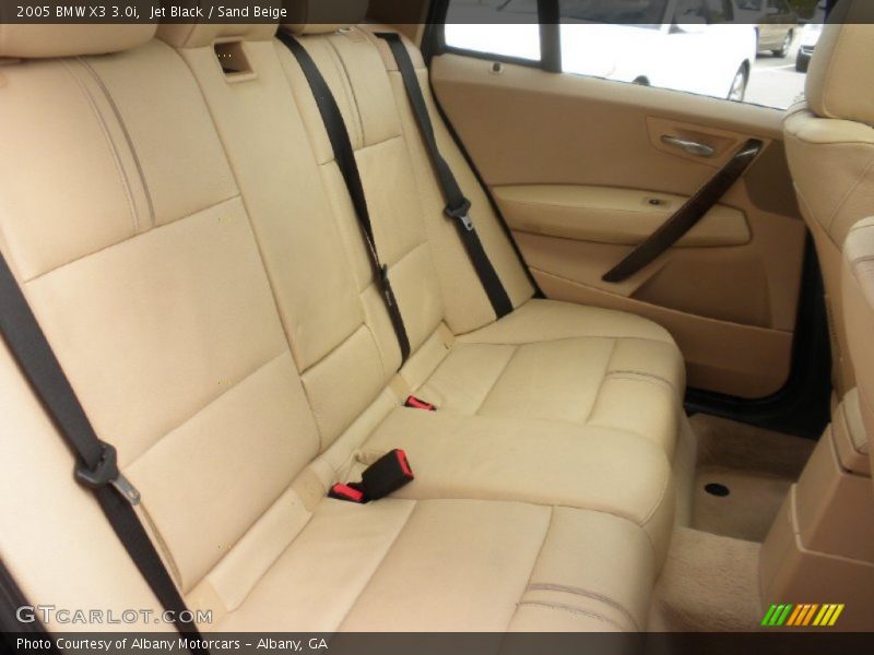 Jet Black / Sand Beige 2005 BMW X3 3.0i