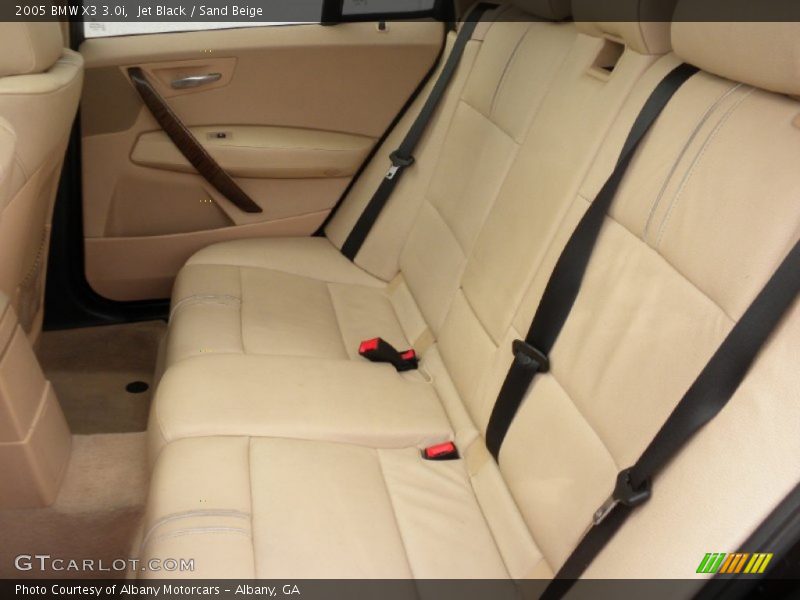 Jet Black / Sand Beige 2005 BMW X3 3.0i