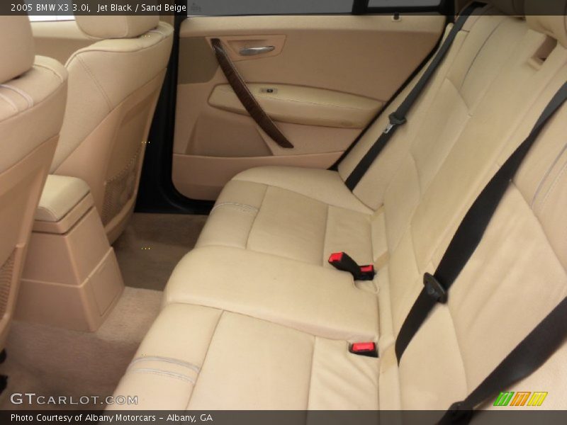 Jet Black / Sand Beige 2005 BMW X3 3.0i