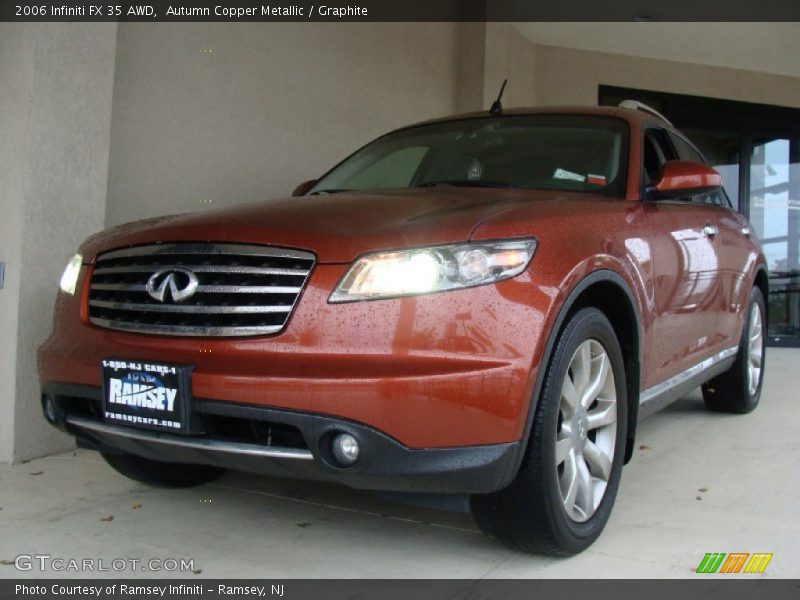 Autumn Copper Metallic / Graphite 2006 Infiniti FX 35 AWD