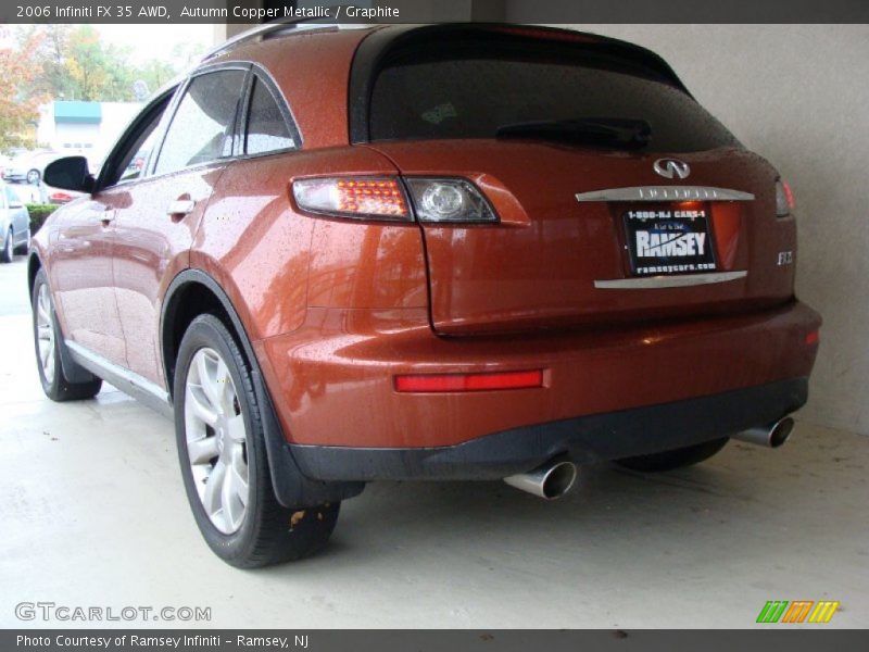 Autumn Copper Metallic / Graphite 2006 Infiniti FX 35 AWD