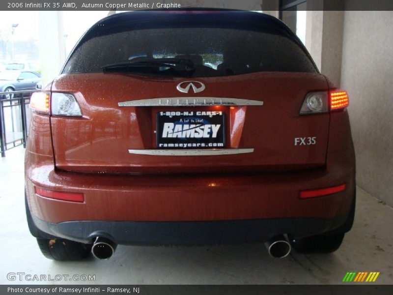 Autumn Copper Metallic / Graphite 2006 Infiniti FX 35 AWD