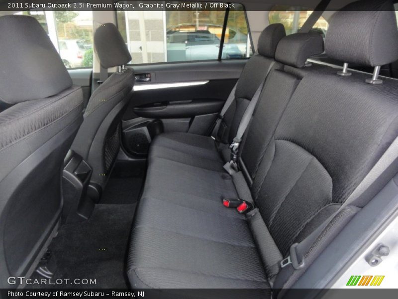 Graphite Gray Metallic / Off Black 2011 Subaru Outback 2.5i Premium Wagon