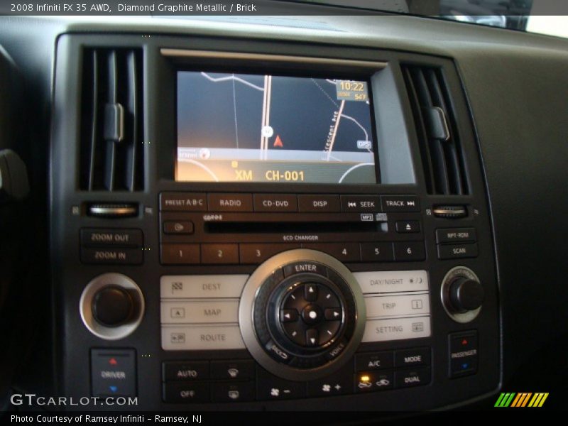 Diamond Graphite Metallic / Brick 2008 Infiniti FX 35 AWD