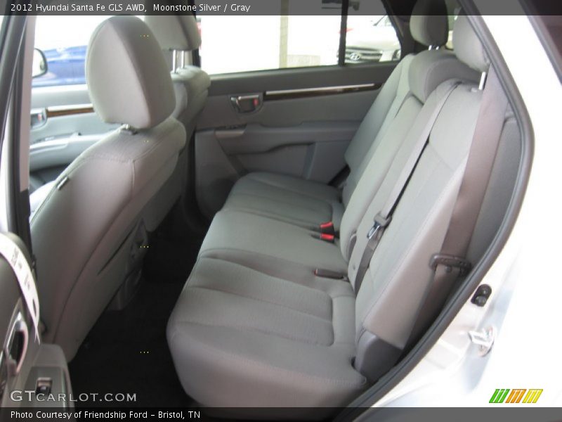 Moonstone Silver / Gray 2012 Hyundai Santa Fe GLS AWD