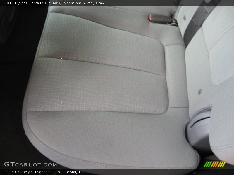 Moonstone Silver / Gray 2012 Hyundai Santa Fe GLS AWD