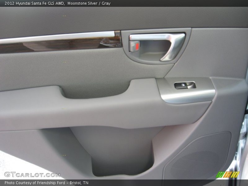 Moonstone Silver / Gray 2012 Hyundai Santa Fe GLS AWD