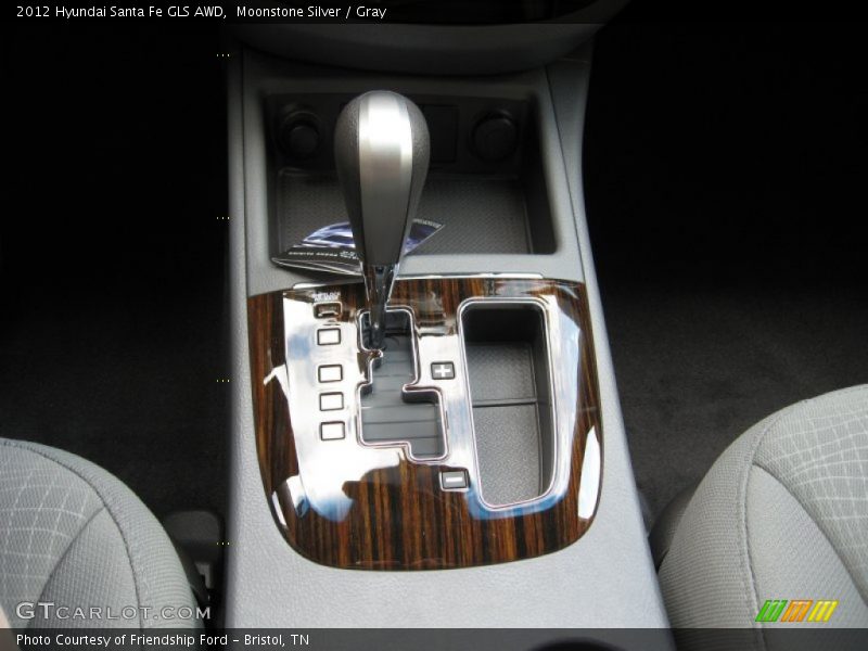 Moonstone Silver / Gray 2012 Hyundai Santa Fe GLS AWD
