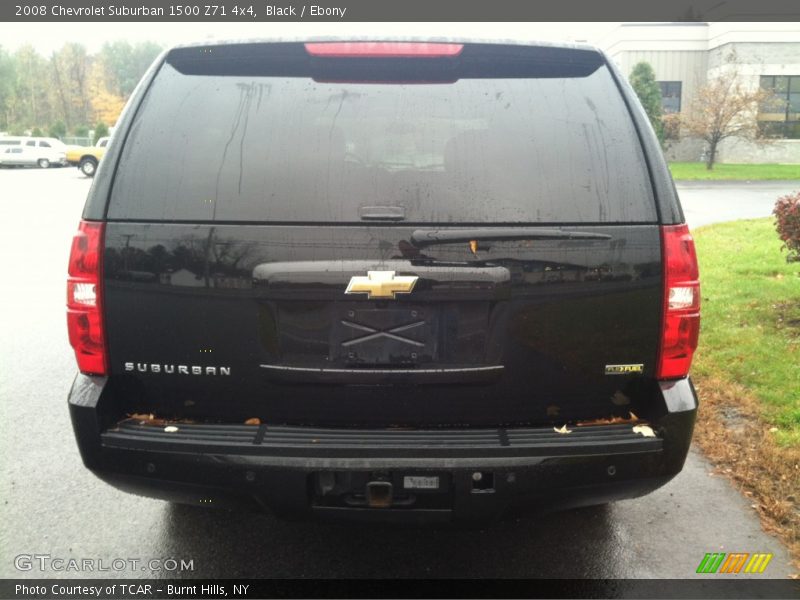 Black / Ebony 2008 Chevrolet Suburban 1500 Z71 4x4