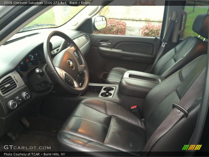  2008 Suburban 1500 Z71 4x4 Ebony Interior