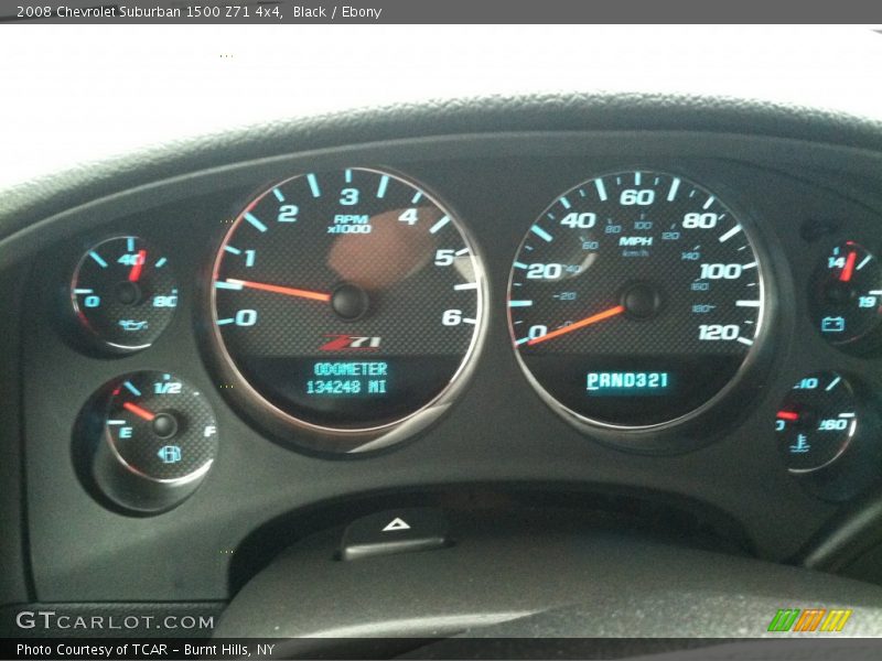 Black / Ebony 2008 Chevrolet Suburban 1500 Z71 4x4