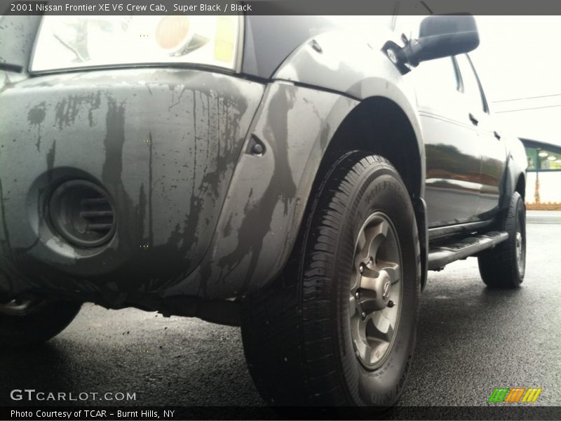 Super Black / Black 2001 Nissan Frontier XE V6 Crew Cab