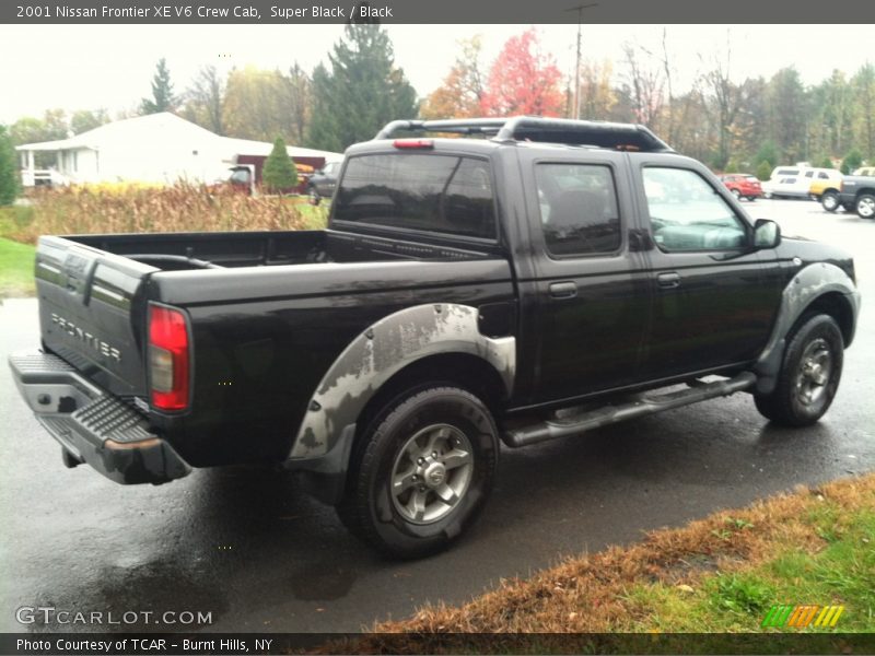 Super Black / Black 2001 Nissan Frontier XE V6 Crew Cab