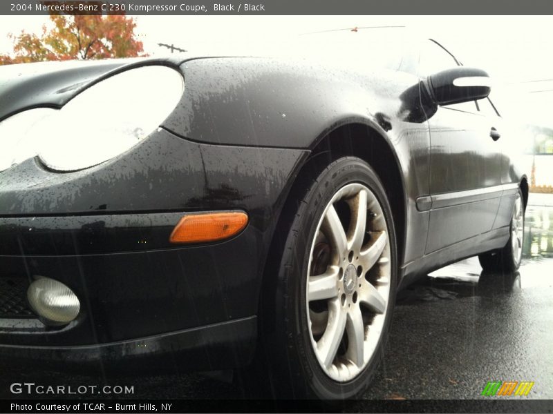 Black / Black 2004 Mercedes-Benz C 230 Kompressor Coupe