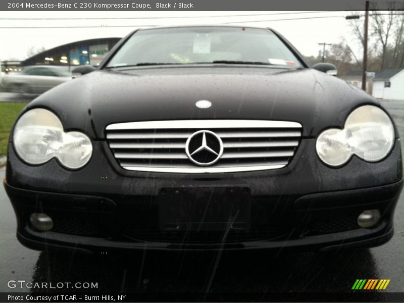 Black / Black 2004 Mercedes-Benz C 230 Kompressor Coupe