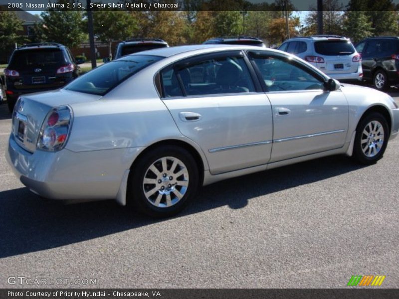 Sheer Silver Metallic / Charcoal 2005 Nissan Altima 2.5 SL