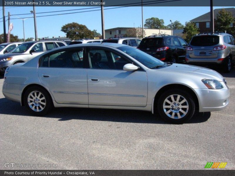 Sheer Silver Metallic / Charcoal 2005 Nissan Altima 2.5 SL