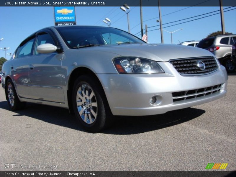 Sheer Silver Metallic / Charcoal 2005 Nissan Altima 2.5 SL