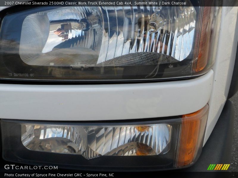 Summit White / Dark Charcoal 2007 Chevrolet Silverado 2500HD Classic Work Truck Extended Cab 4x4