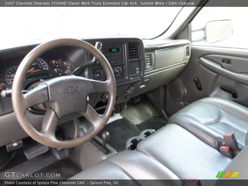 Summit White / Dark Charcoal 2007 Chevrolet Silverado 2500HD Classic Work Truck Extended Cab 4x4