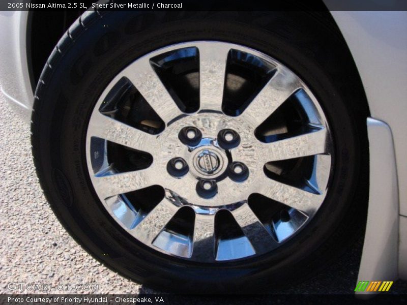 Sheer Silver Metallic / Charcoal 2005 Nissan Altima 2.5 SL