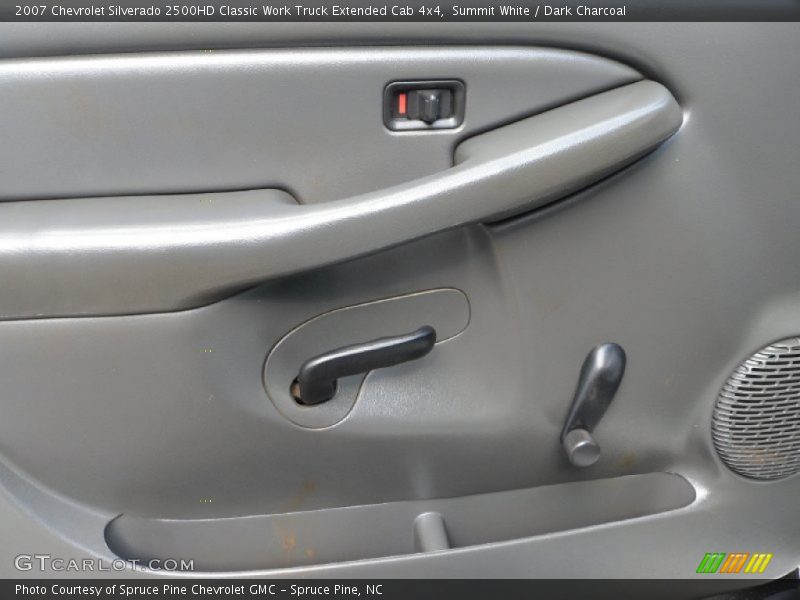 Summit White / Dark Charcoal 2007 Chevrolet Silverado 2500HD Classic Work Truck Extended Cab 4x4