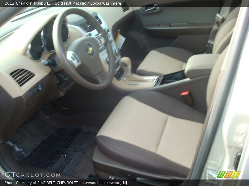 Gold Mist Metallic / Cocoa/Cashmere 2012 Chevrolet Malibu LS