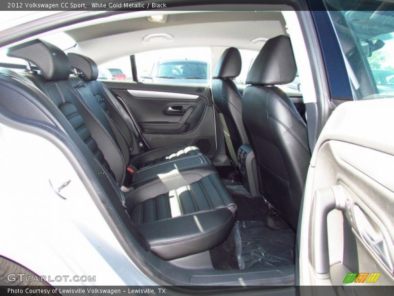 White Gold Metallic / Black 2012 Volkswagen CC Sport