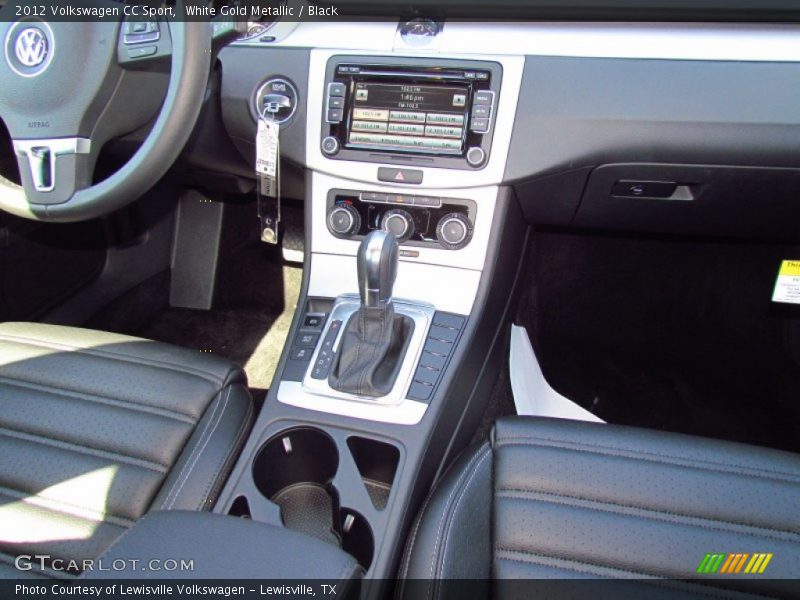 White Gold Metallic / Black 2012 Volkswagen CC Sport